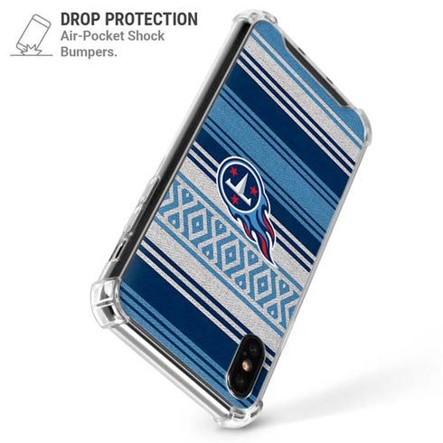 NFL Tennessee Titans Trailblazer iPhone XS Max Clear Case